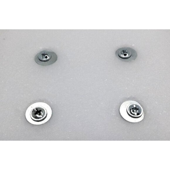 vintage set of 4 porcelain rose design round cabinet hardware door/drawer pulls. - Picture 9 of 9